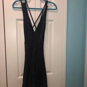 Fun strappy back sparkly dress